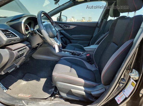 4S3GKAM68K3621727 2019 SUBARU IMPREZA Черный Вид салона спереди
