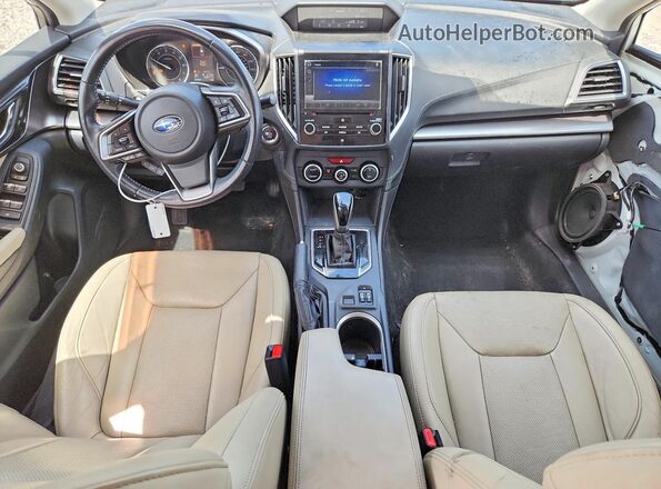 4S3GKAT60H3602874 2017 SUBARU IMPREZA Белый Вид панели приборов