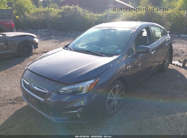4S3GKAT68J3620674 2018 SUBARU IMPREZA Gray Front left