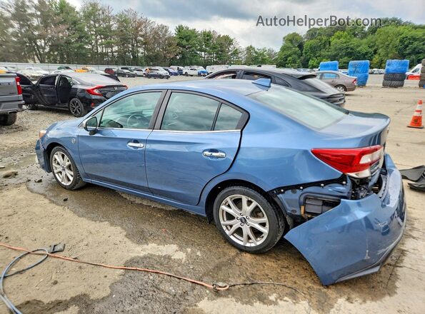 4S3GKAU68J3610788 2018 SUBARU IMPREZA Синий Задняя левая четверть