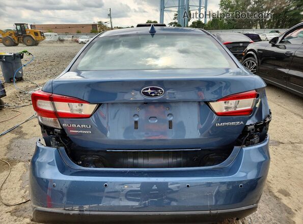 4S3GKAU68J3610788 2018 SUBARU IMPREZA Синий Вид сзади