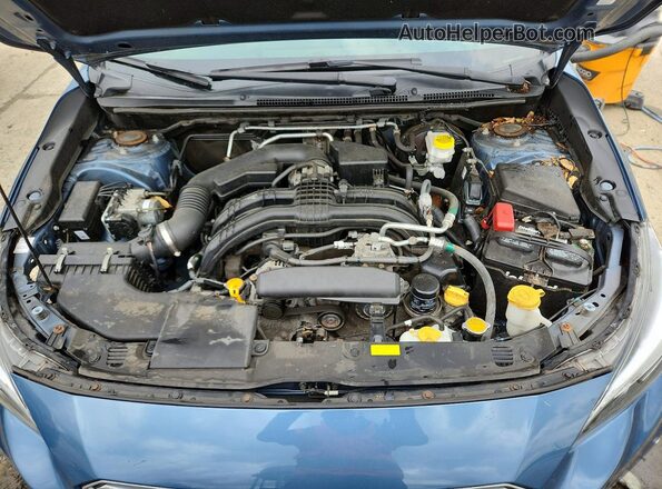 4S3GKAU68J3610788 2018 SUBARU IMPREZA Синий Вид задней части салона