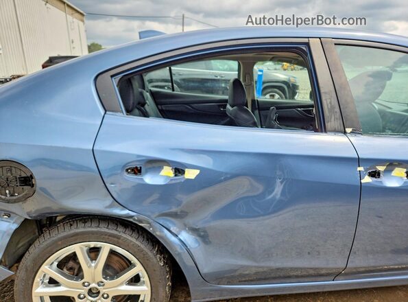 4S3GKAU68J3610788 2018 SUBARU IMPREZA Синий Вид задних сидений