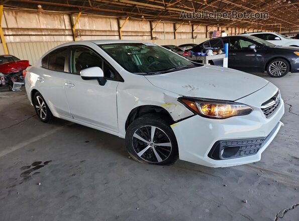 4S3GKAV63L3606973 2020 SUBARU IMPREZA White Front right