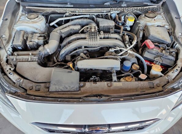 4S3GKAV63L3606973 2020 SUBARU IMPREZA White Rear interior view