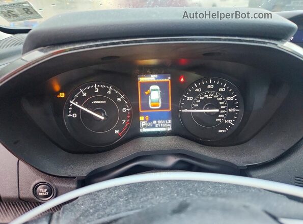 4S3GKAV69M3607322 2021 SUBARU IMPREZA Gray Instrument cluster view