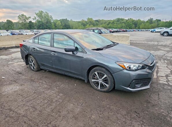 4S3GKAV69M3607322 2021 SUBARU IMPREZA Gray Front right