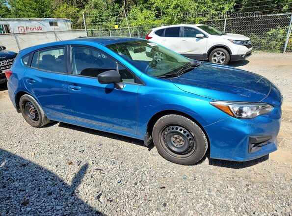 4S3GTAA60H1736151 2017 SUBARU IMPREZA Blue Delantero derecho