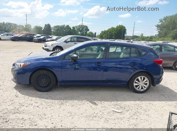 4S3GTAA60H3754072 2017 SUBARU IMPREZA Blue Widok wnętrza 360 stopni