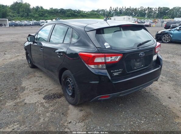 4S3GTAA60K3748666 2019 SUBARU IMPREZA Black Trasero izquierdo