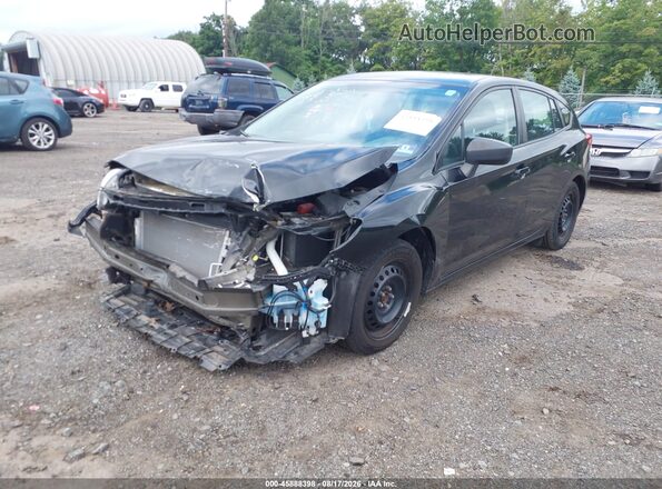 4S3GTAA60K3748666 2019 SUBARU IMPREZA Black Vista tres cuartos delantera izquierda