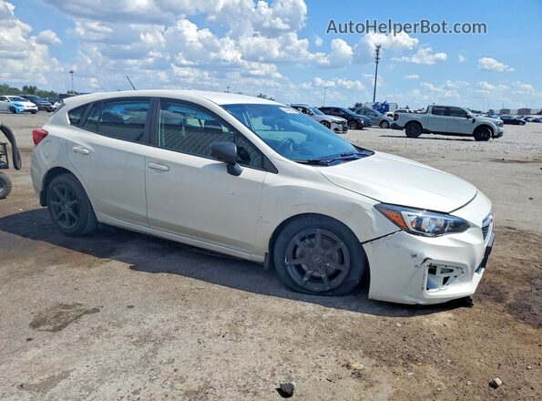 4S3GTAA60K3753060 2019 SUBARU IMPREZA White Передня права чверть