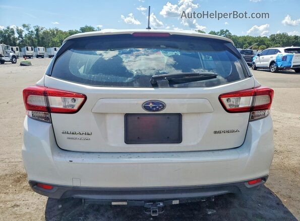 4S3GTAA60K3753060 2019 SUBARU IMPREZA White Вид ззаду