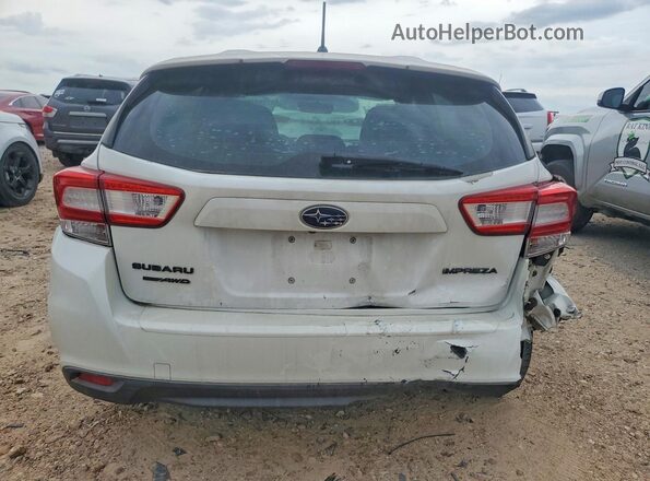 4S3GTAA61H3724157 2017 SUBARU IMPREZA White Vista trasera