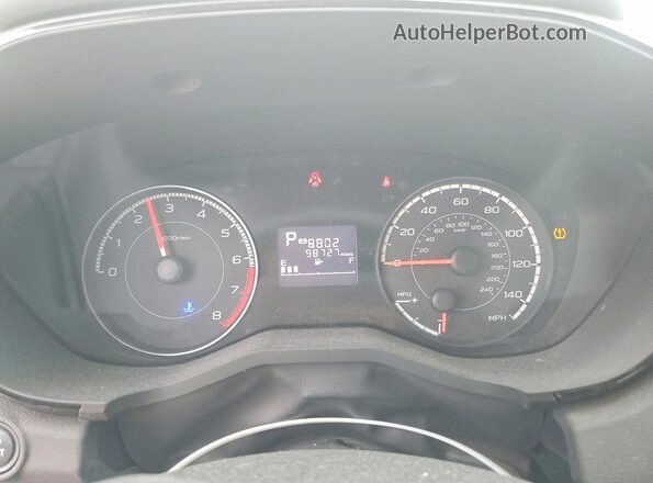 4S3GTAA61H3724157 2017 SUBARU IMPREZA White Vista del cuadro de instrumentos