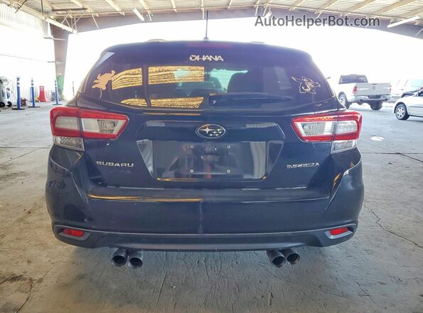 4S3GTAA62H3726466 2017 SUBARU IMPREZA Black Вид ззаду