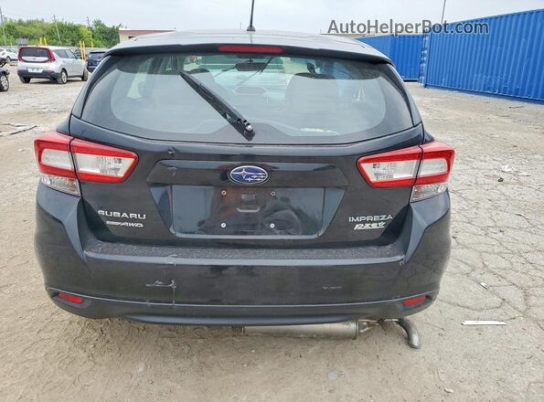 4S3GTAA64H3746475 2017 SUBARU IMPREZA Black Widok z tyłu