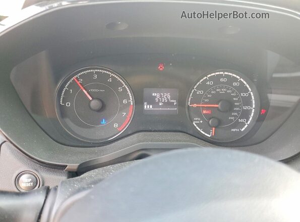 4S3GTAA64J1713414 2018 SUBARU IMPREZA Silver Vista del cuadro de instrumentos