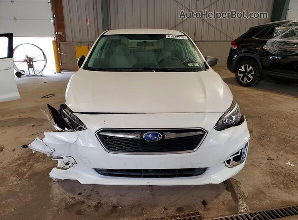 4S3GTAA64K3763252 2019 SUBARU IMPREZA White Vista frontal