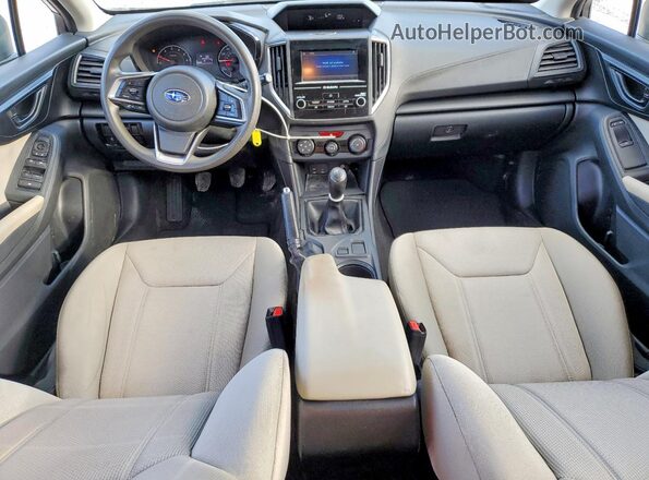 4S3GTAA64N1719865 2022 SUBARU IMPREZA Белый Вид панели приборов