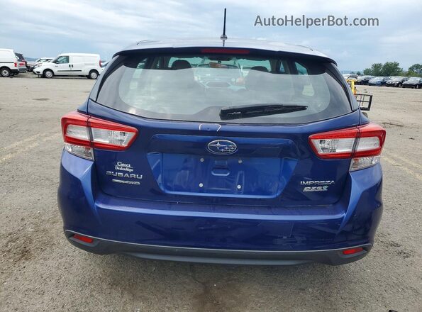 4S3GTAA65H3725666 2017 SUBARU IMPREZA Blue Vista trasera