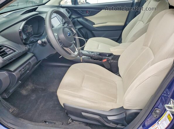 4S3GTAA65H3725666 2017 SUBARU IMPREZA Blue Vista interior delantera
