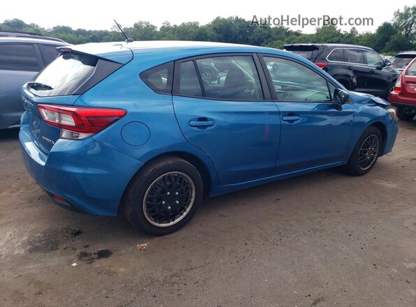4S3GTAA65J3727181 2018 SUBARU IMPREZA Синий Задняя правая четверть