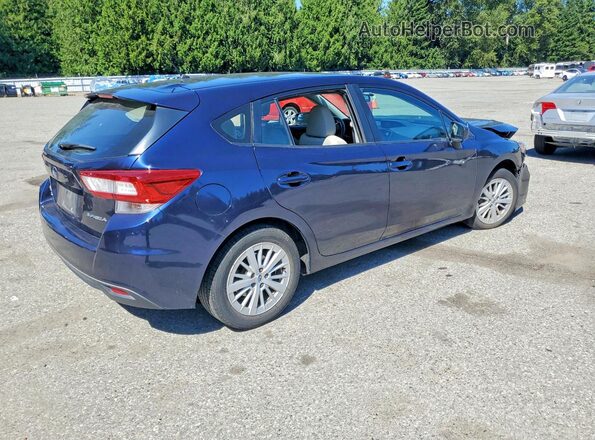 4S3GTAA65K3702055 2019 SUBARU IMPREZA Blue Հետևի աջ