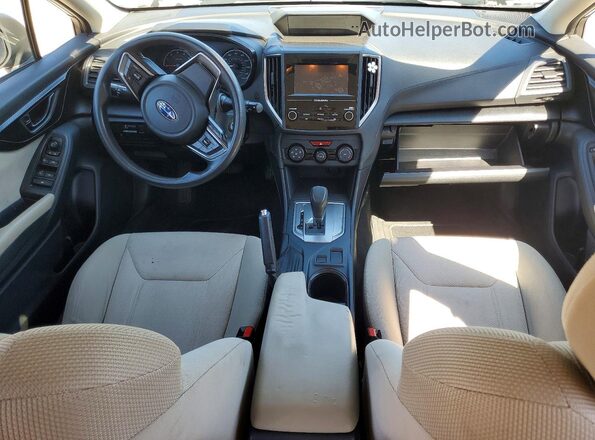 4S3GTAA65K3702055 2019 SUBARU IMPREZA Blue Առջևի վահանակի տեսք