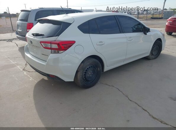 4S3GTAA65K3729644 2019 SUBARU IMPREZA White უკანა მარჯვენა