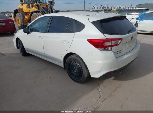 4S3GTAA65K3729644 2019 SUBARU IMPREZA White უკანა მარცხენა