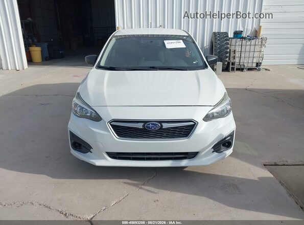 4S3GTAA65K3729644 2019 SUBARU IMPREZA White წინა ხედი