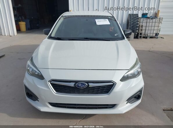 4S3GTAA65K3729644 2019 SUBARU IMPREZA White ხელსაწყოთა პანელის ხედი