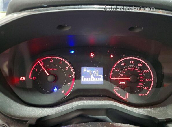 4S3GTAA65K3753314 2019 SUBARU IMPREZA Blue Вид щитка приладів