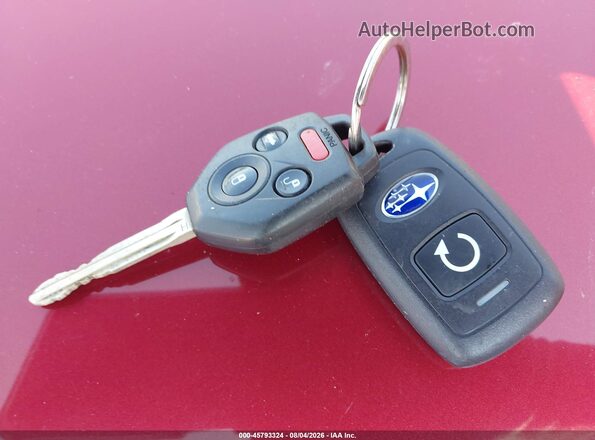 4S3GTAA66J3710700 2018 SUBARU IMPREZA Темно-бордовый Вид панели приборов