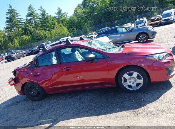4S3GTAA66J3710700 2018 SUBARU IMPREZA Темно-бордовый Панорамный вид салона 360°