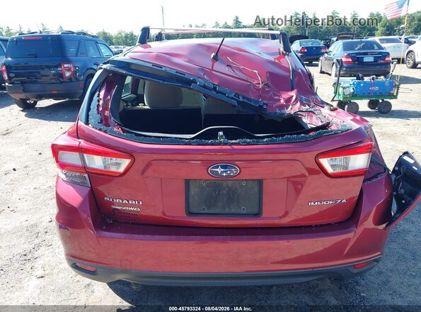 4S3GTAA66J3710700 2018 SUBARU IMPREZA Темно-бордовый 