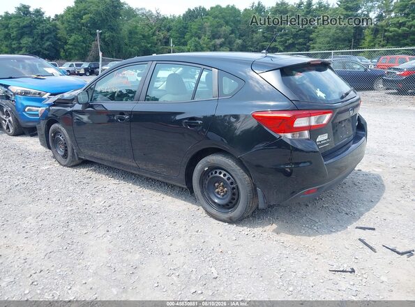 4S3GTAA67K3723540 2019 SUBARU IMPREZA Черный Задняя левая четверть