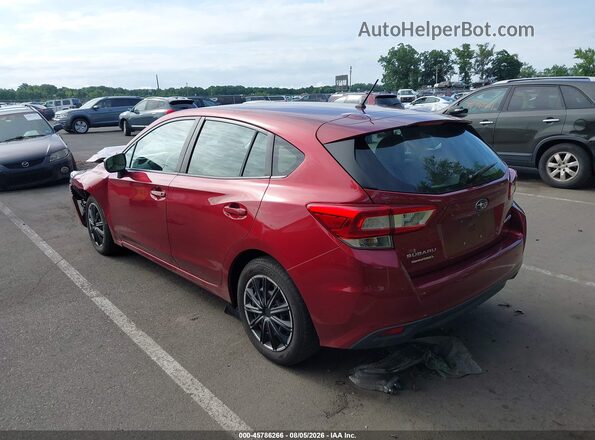4S3GTAA68K3701837 2019 SUBARU IMPREZA Red უკანა მარცხენა