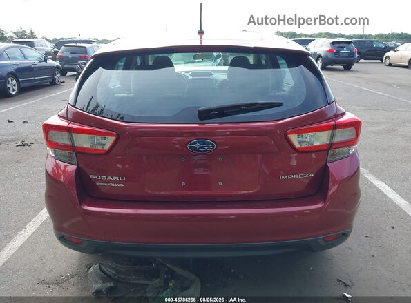 4S3GTAA68K3701837 2019 SUBARU IMPREZA Red 
