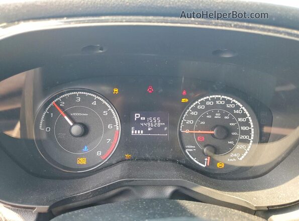 4S3GTAA69J3707113 2018 SUBARU IMPREZA Silver ხელსაწყოთა პანელის ხედი