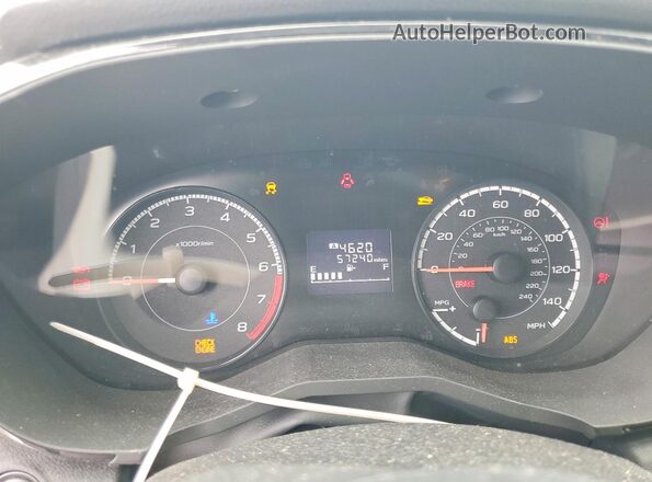 4S3GTAA6XJ1730475 2018 SUBARU IMPREZA White Вид щитка приладів