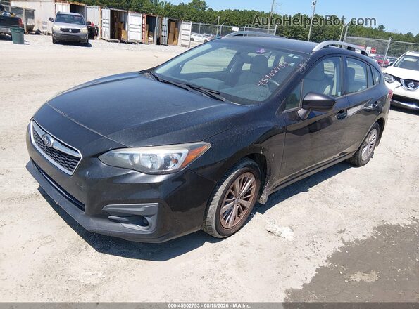 4S3GTAB60H3706103 2017 SUBARU IMPREZA Black Front left