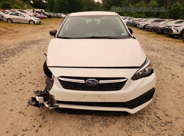 4S3GTAB60M3709691 2021 SUBARU IMPREZA White Vista frontal