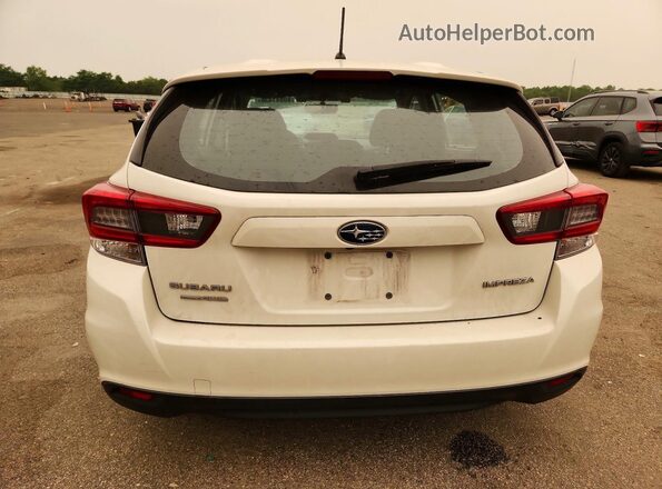 4S3GTAB60P3719030 2023 SUBARU IMPREZA White უკანა ხედი