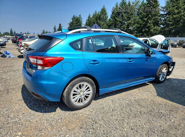 4S3GTAB61H3745220 2017 SUBARU IMPREZA Blue Tył prawy