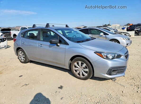 4S3GTAB61L3707172 2020 SUBARU IMPREZA Gray Delantero derecho