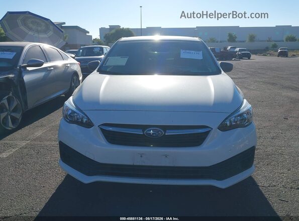 4S3GTAB61P3703855 2023 SUBARU IMPREZA White Вид щитка приладів