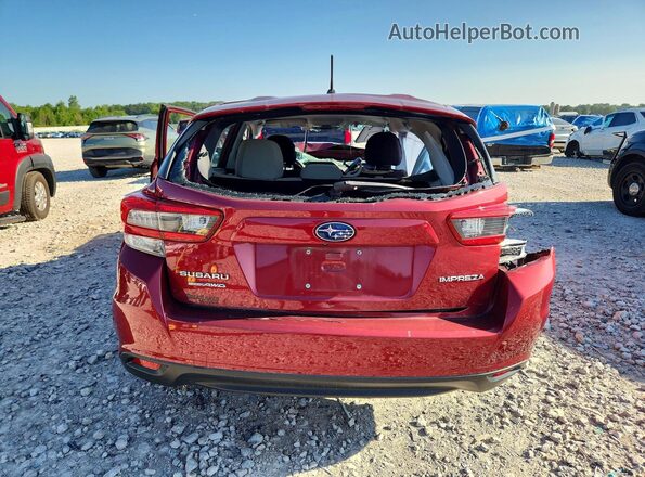 4S3GTAB63M3710933 2021 SUBARU IMPREZA Red Widok z tyłu