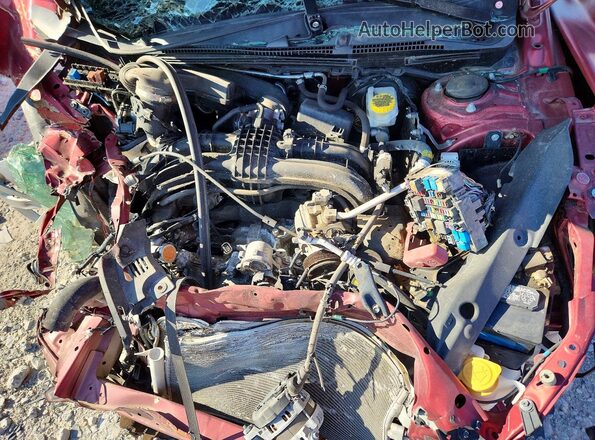4S3GTAB63M3710933 2021 SUBARU IMPREZA Red Widok wnętrza z tyłu